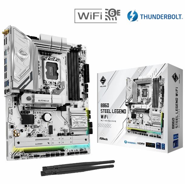 mother|asrock|hardware|max5|mother asrock b860 steel legend wifi ddr5 s1851